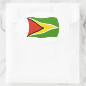 Guyana Flag Sticker (Tas)
