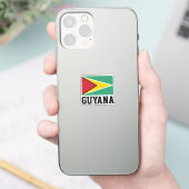 Guyana Flag Sticker (Telefoon)