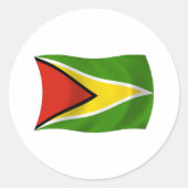Guyana Flag Sticker (Voorkant)