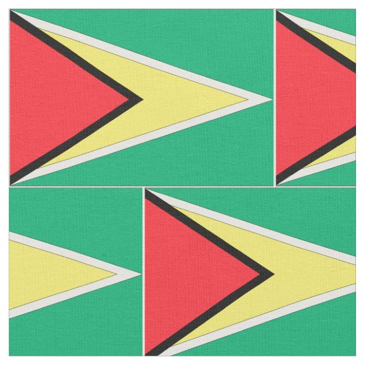 Guyana Flag Stof (Close Up)