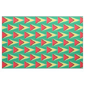 Guyana Flag Stof (Fat Quarter)