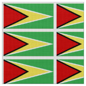 Guyana Flag Stof (Close Up)