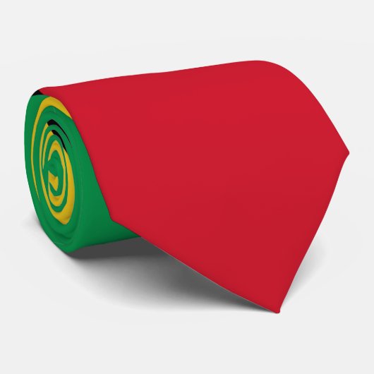 Guyana Flag Stropdas (Opgerold)