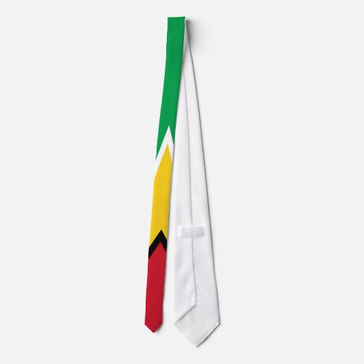 Guyana Flag Stropdas (Achterkant)