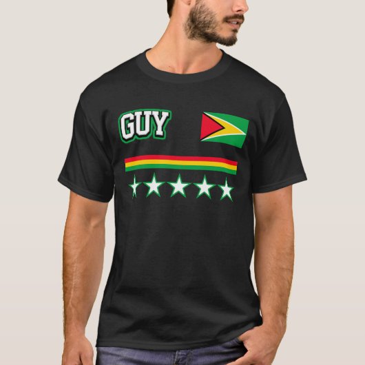 Guyana Flag T-shirt (Voorkant)