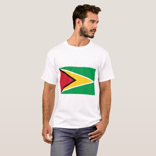Guyana Flag T-shirt (Voorkant volledig)