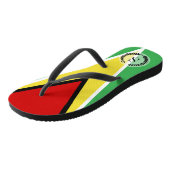 Guyana Flag Teenslippers (Schuin)