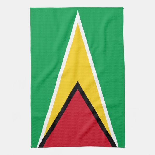 Guyana Flag Theedoek (Verticaal)