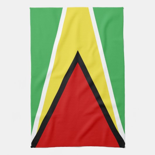 Guyana Flag Theedoek (Verticaal)