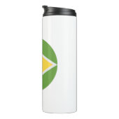 Guyana Flag Thermosbeker (Geroteerd rechts)