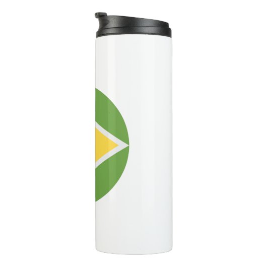 Guyana Flag Thermosbeker (Geroteerd rechts)