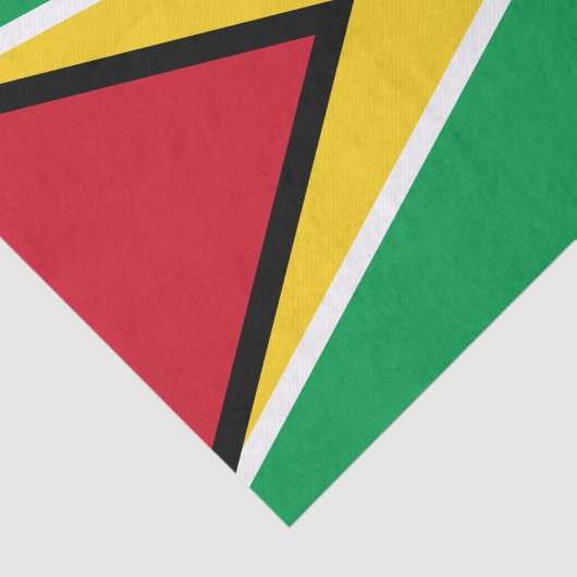 Guyana Flag Tissuepapier (Detail)