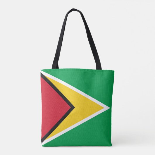 Guyana Flag Tote Bag (Achterkant)