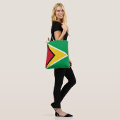 Guyana Flag Tote Bag (Op model)