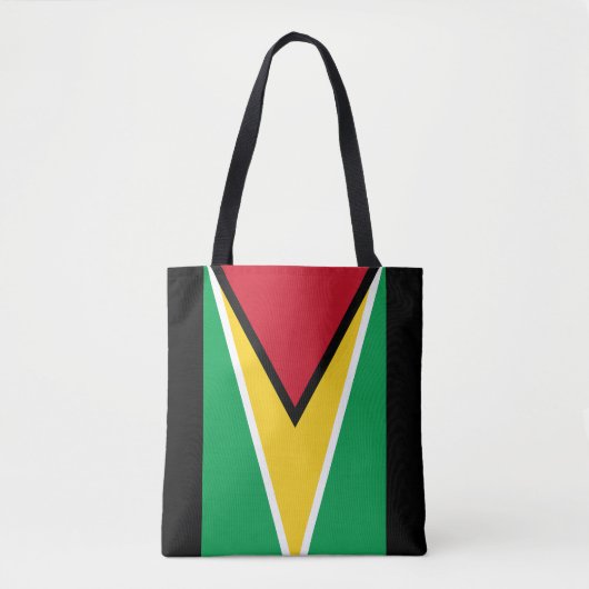 Guyana Flag Tote Bag (Voorkant)