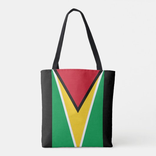 Guyana Flag Tote Bag (Achterkant)
