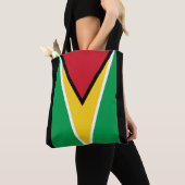 Guyana Flag Tote Bag (Dichtbij)