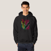 Guyana Flag Trinidad&Tobago Grown Country Flags St Hoodie (Voorkant volledig)