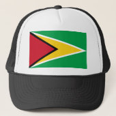 Guyana Flag Trucker Pet (Voorkant)