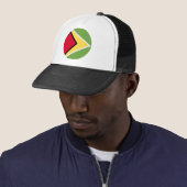 Guyana Flag Trucker Pet (In situ)