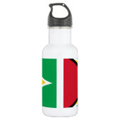 Guyana Flag Waterfles (Achterkant)