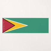 Guyana Flag Yogamat (Voorkant (horizontaal))