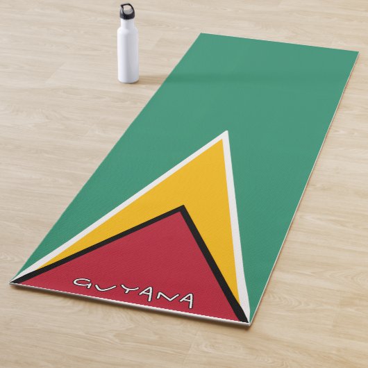 Guyana Flag Yogamat (In situ)