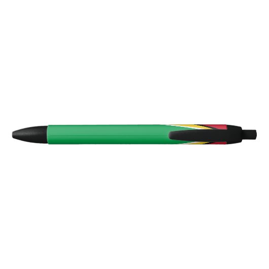 Guyana Flag Zwarte Inkt Pen (Achterkant)
