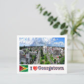 Guyana - Georgetown - I Love - Briefkaart (Staand voorkant)