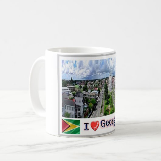 Guyana - Georgetown - I Love - Koffiemok (Voorkant links)