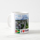 Guyana - Georgetown - Ik hou van - Koffiemok (Voorkant links)