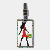 Guyana Girl Bagagelabel (Voorkant verticaal)