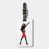 Guyana Girl Bagagelabel (Voorkant verticaal)