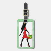 Guyana Girl Bagagelabel (Voorkant verticaal)