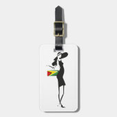 Guyana Girl Bagagelabel (Voorkant verticaal)