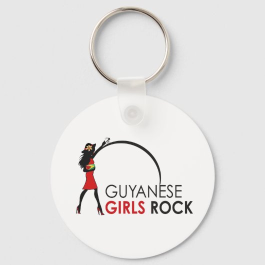 Guyana Girl Sleutelhanger (Voorkant)