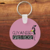 Guyana Girl Sleutelhanger (Voorkant)