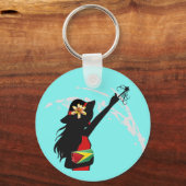 Guyana Girl Sleutelhanger (Voorkant)