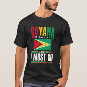 Guyana Guyana vlag Guyana belt en T-shirt