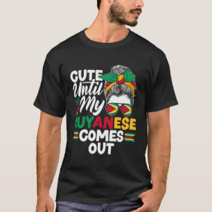 Guyana Guyana vlag tot mijn Guyanese komen T-shirt