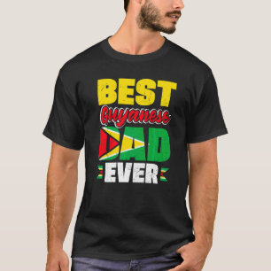 Guyana Guyanees Guyana Vlag Beste Guyanese Papa Oo T-shirt