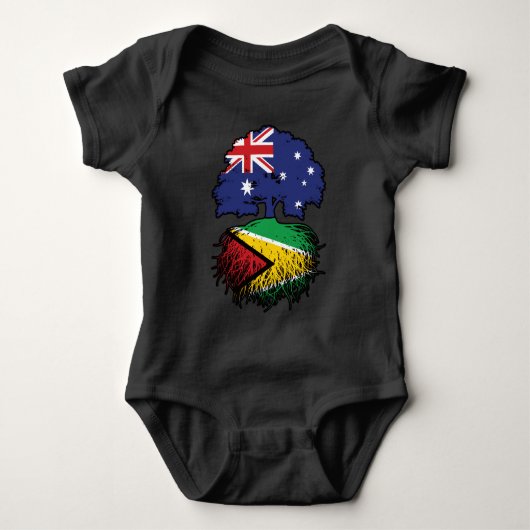 Guyana Guyanese Australia Tree Roots Romper (Voorkant)