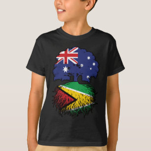 Guyana Guyanese Australia Tree Roots T-shirt