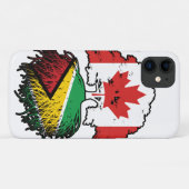 Guyana Guyanese Canadian Canada Tree Roots Flag Case-Mate iPhone Case (Achterkant (horizontaal))