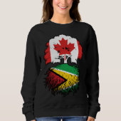 Guyana Guyanese Canadian Canada Tree Roots Flag Trui (Voorkant)