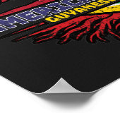 Guyana Guyanese US American USA United States Tree Poster (Hoek)