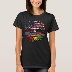 Guyana Guyanese US American USA United States Tree T-shirt
