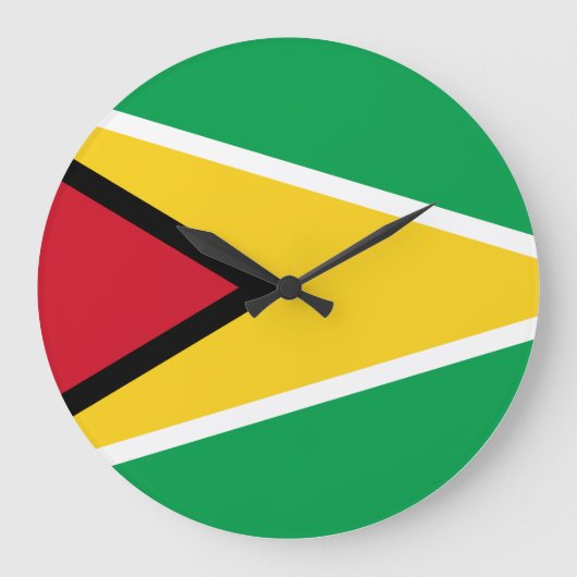 Guyana (Guyanese) vlag Grote Klok (Voorkant)