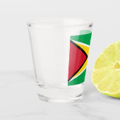 Guyana Guyanese vlag Independence Caribbean Shot Glas (Links)