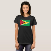 Guyana Guyanese vlag Independence Caribbean T-shirt (Voorkant volledig)